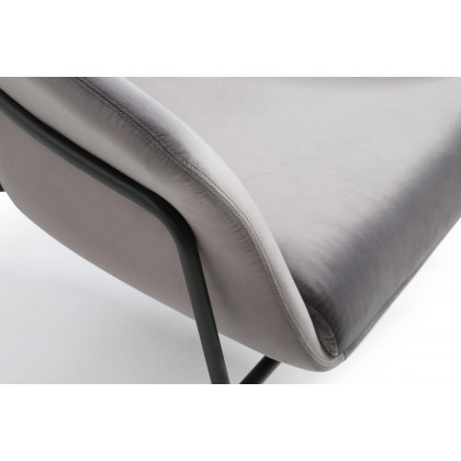 Whiteline Karla Leisure Chair - Gray