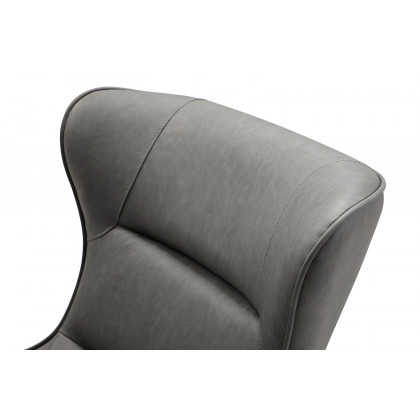 Whiteline Wyatt Leisure Chair - Dark Gray