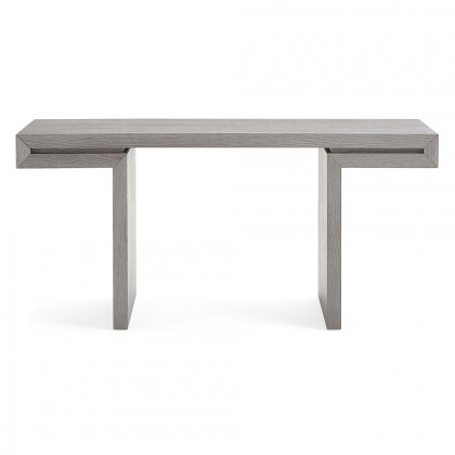 Whiteline Delaney Console - Gray Oak