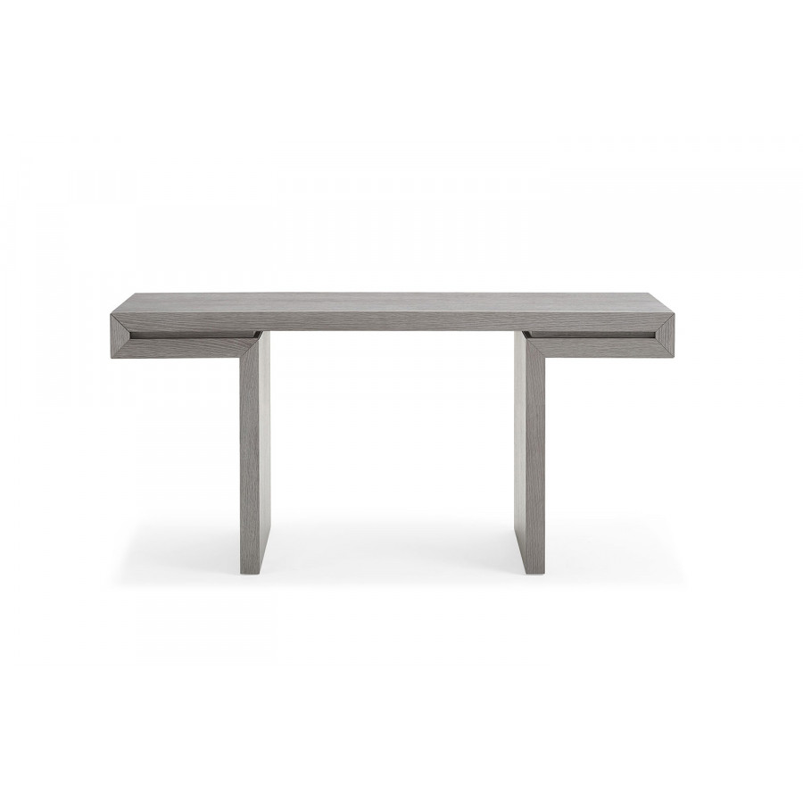 Whiteline Delaney Console - Gray Oak