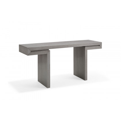 Whiteline Delaney Console - Gray Oak