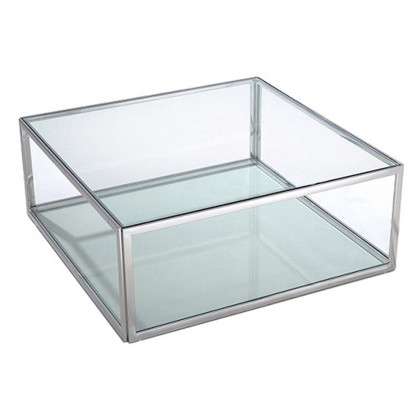 Whiteline - Magnolia Coffee Table in Clear