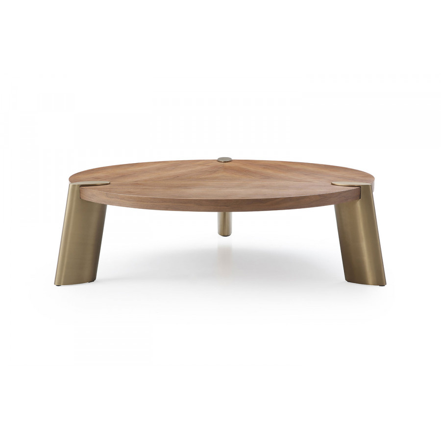 Whiteline Mimeo Coffee Table - Walnut
