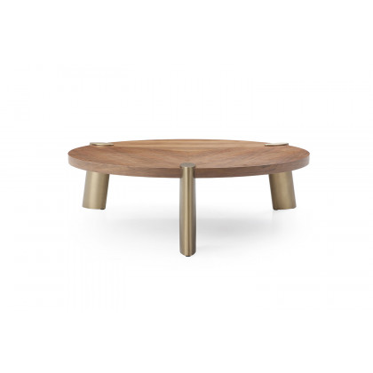 Whiteline Mimeo Coffee Table - Walnut