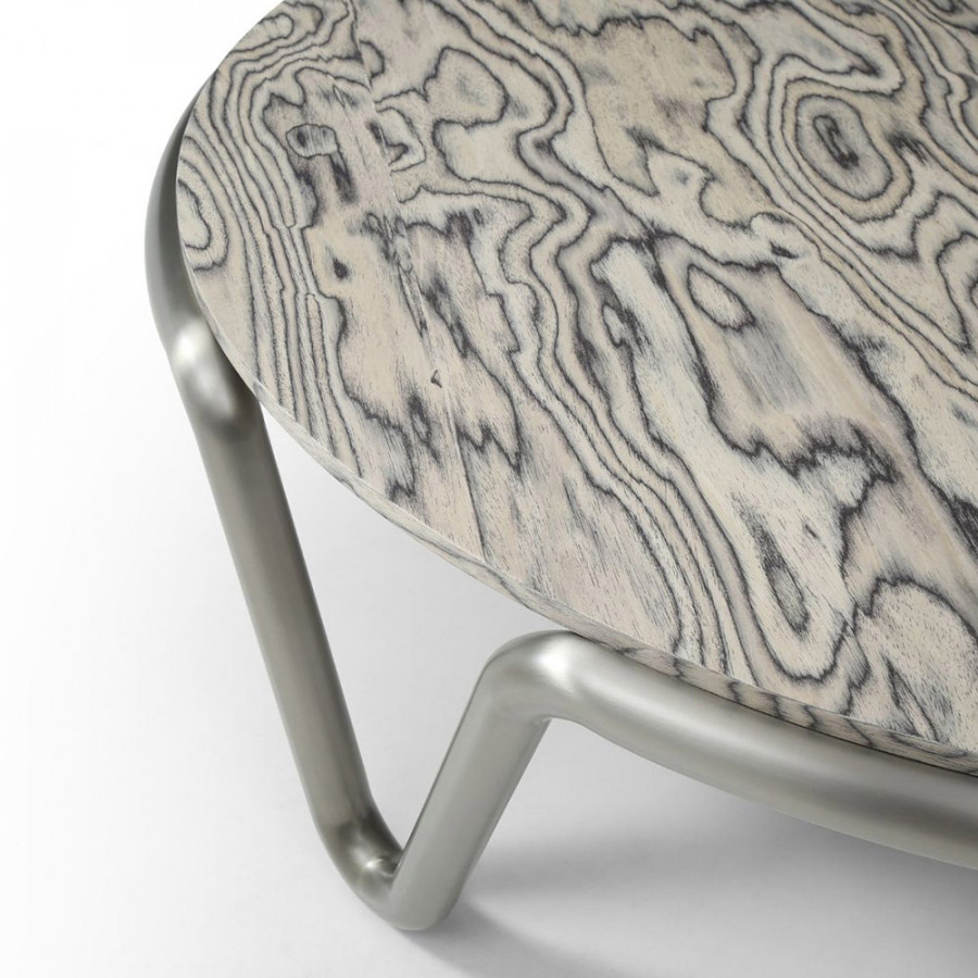 Whiteline Anaconda Coffee Table - Gray, Small