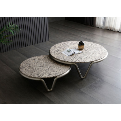 Whiteline Anaconda Coffee Table - Gray, Small