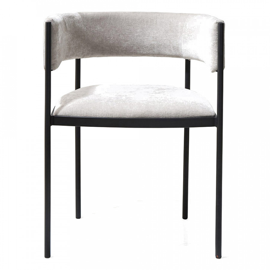 Whiteline - Envie Dining Armchair in Beige