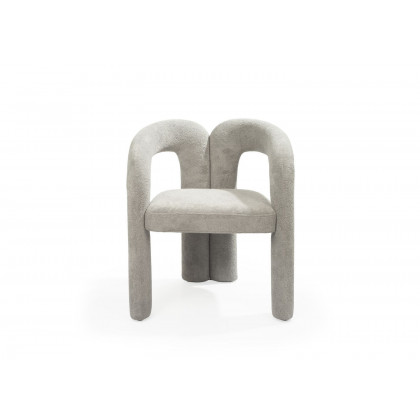 Whiteline Mirage Dining Armchair - Dark Gray