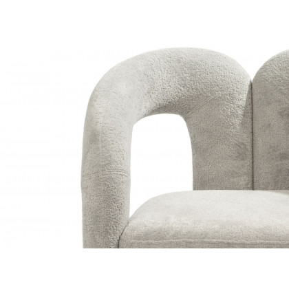 Whiteline Mirage Dining Armchair - Dark Gray