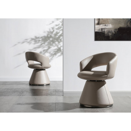 Whiteline - Portofino Swivel Dining Armchair