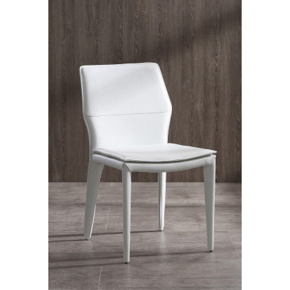 Whiteline Miranda Dining Chair - White