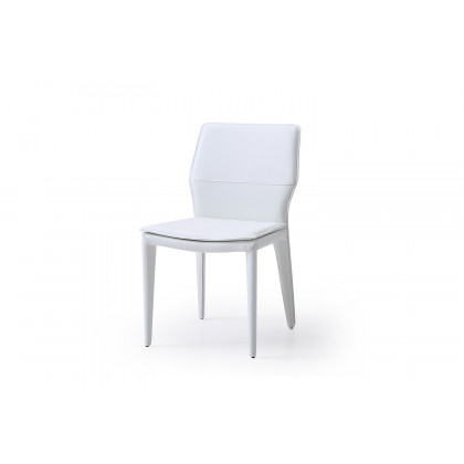 Whiteline Miranda Dining Chair - White