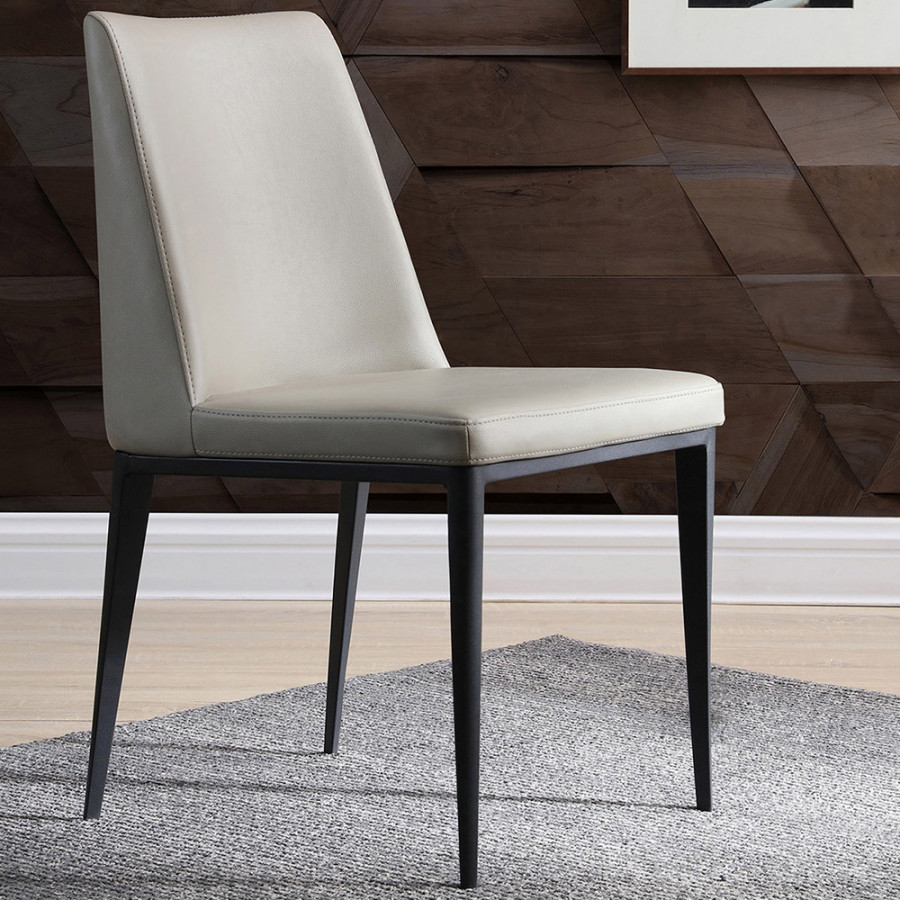 Whiteline Carrie Dining Chair - Black