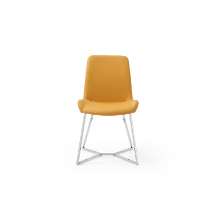 Whiteline Aileen Dining Chair - Yellow