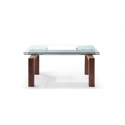 Whiteline - Davy Extendable Dining Table in Walnut