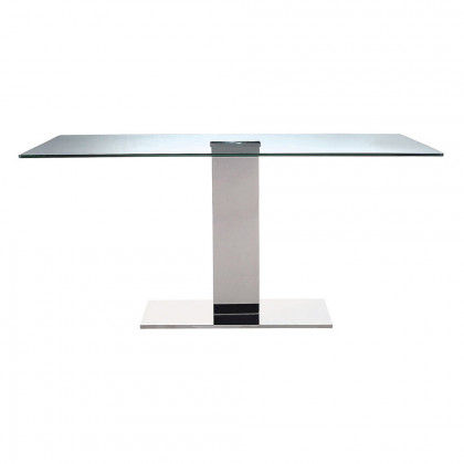 Whiteline - Genoa Dining Table in Glass