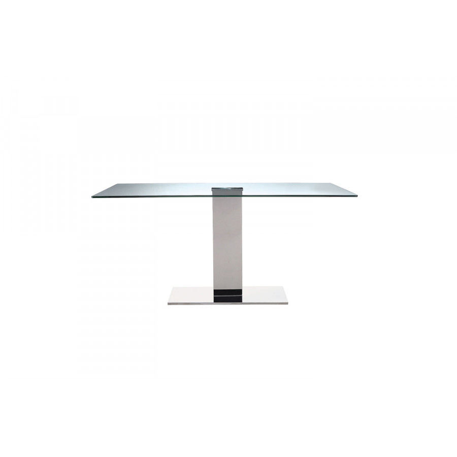 Whiteline - Genoa Dining Table in Glass