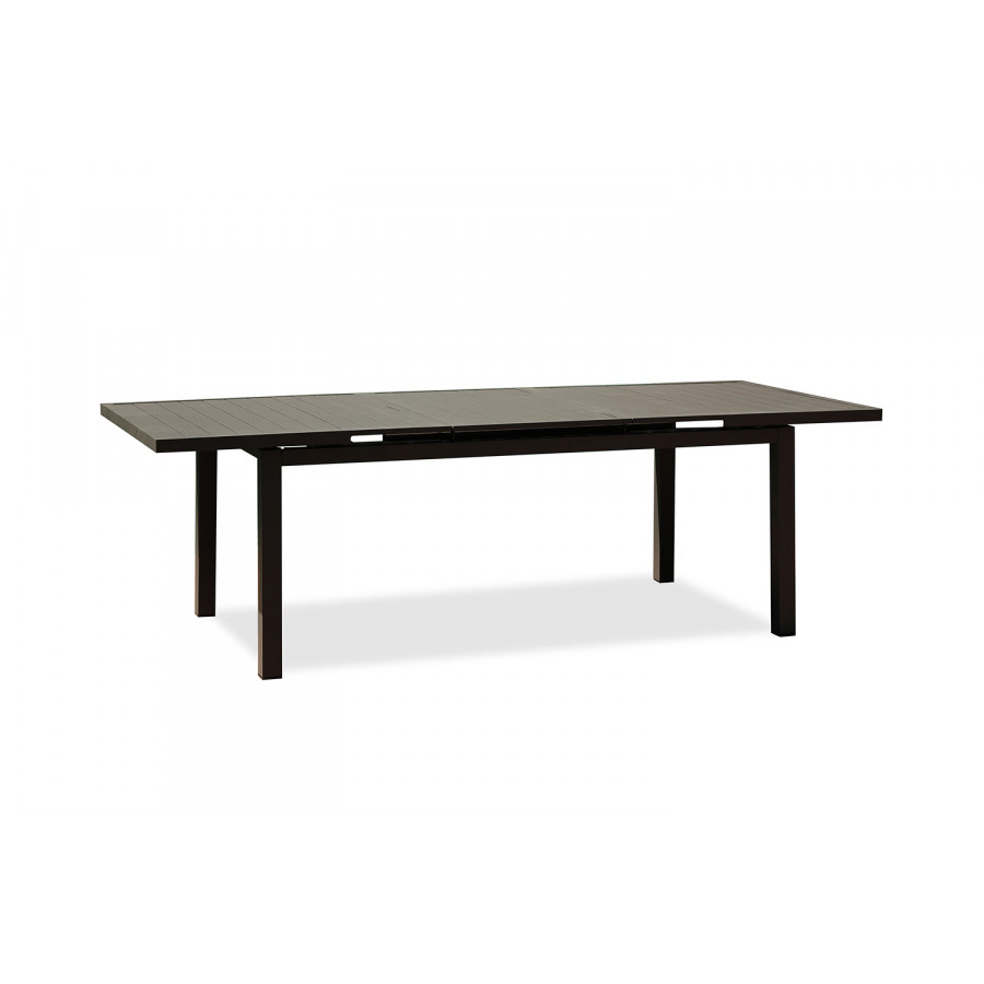 Whiteline - Alum Outdoor Extendable Dining Table in Gray