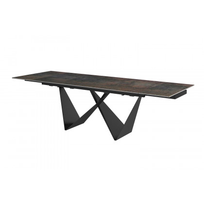 Whiteline - Jack Extendable Dining Table in Black