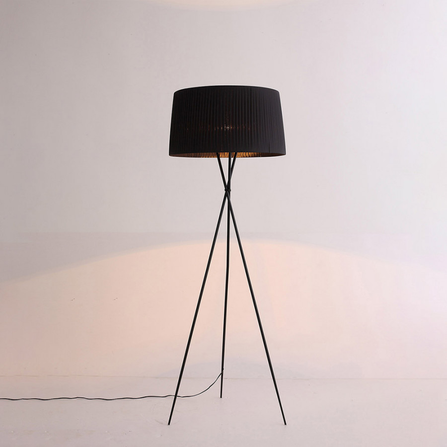 Whiteline Paige Floor Lamp - Black