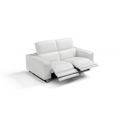 Whiteline - Augusto Italian Loveseat in White