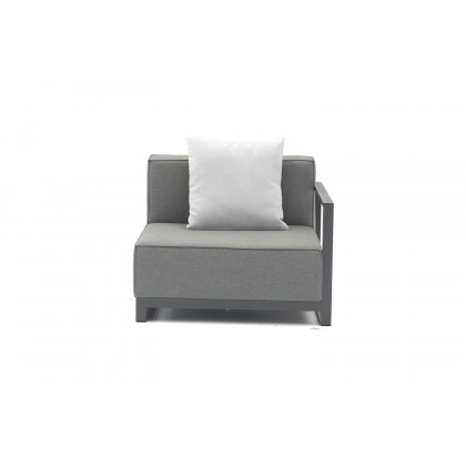 Whiteline Sensation Right Arm Chair - Gray