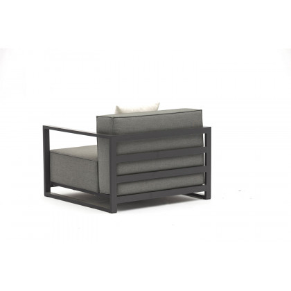 Whiteline Sensation Right Arm Chair - Gray