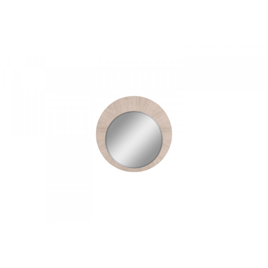 Whiteline - Waves Round Mirror in Beige