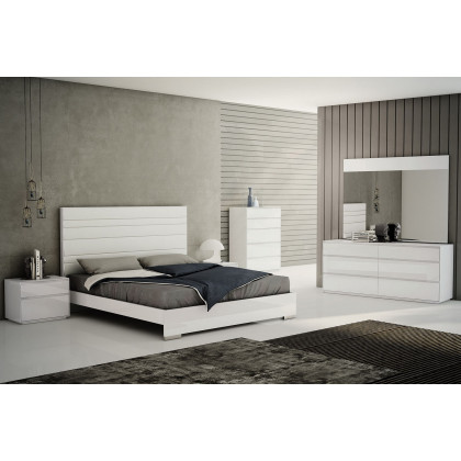 Whiteline - Malibu Nightstand in White
