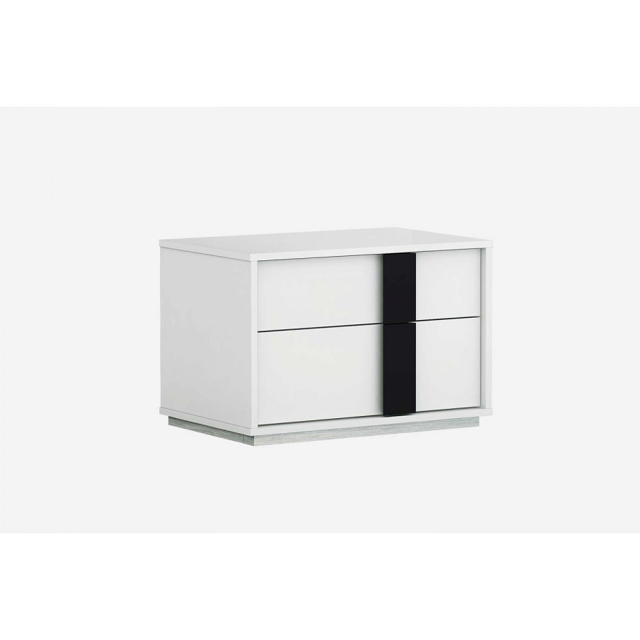 Whiteline Kimberly Small Nightstand - White