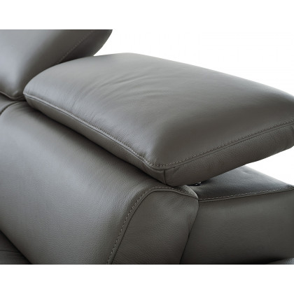 Whiteline Pandora Sectional - Dark Gray, Left-Chaise