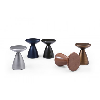 Whiteline Ayla Side Table - Walnut