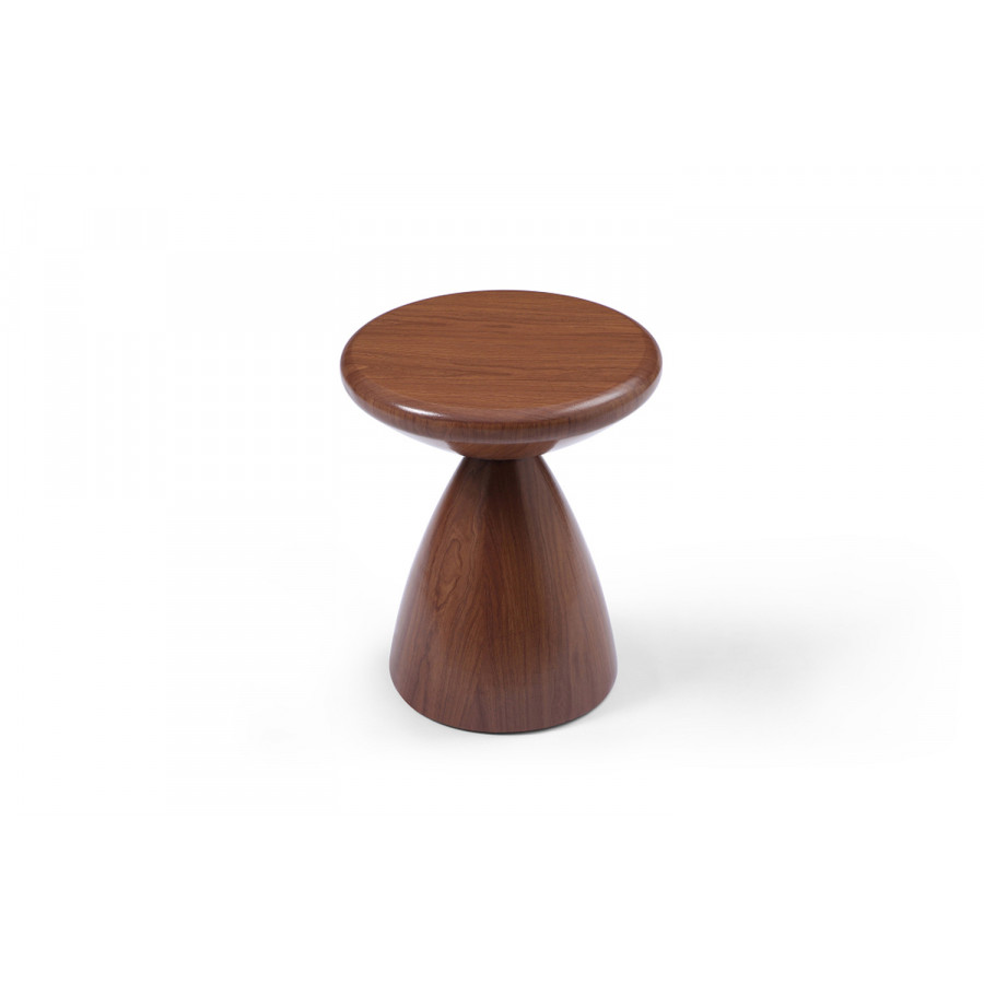 Whiteline Ayla Side Table - Walnut