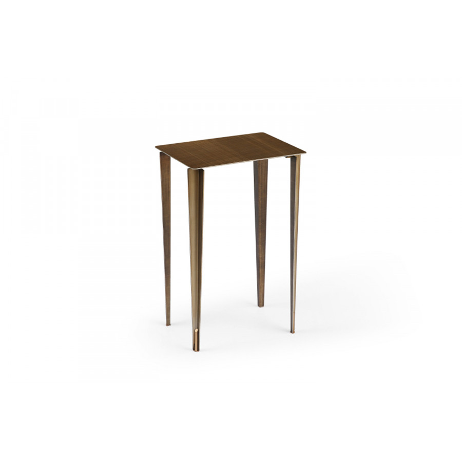Whiteline Nia Medium Nest Side Table - Bronze