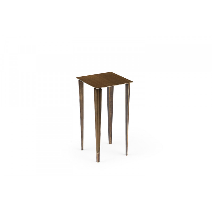 Whiteline Nia Small Nest Side Table - Bronze