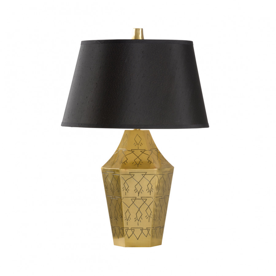 Wildwood - Writings On The Wall Lamp in Antique, Small