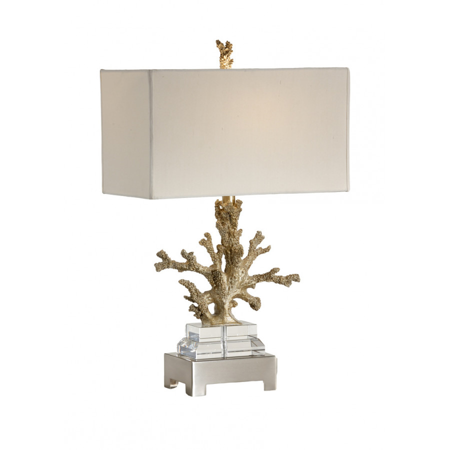 Wildwood - Coral Colony Lamp in Champagne, Composite