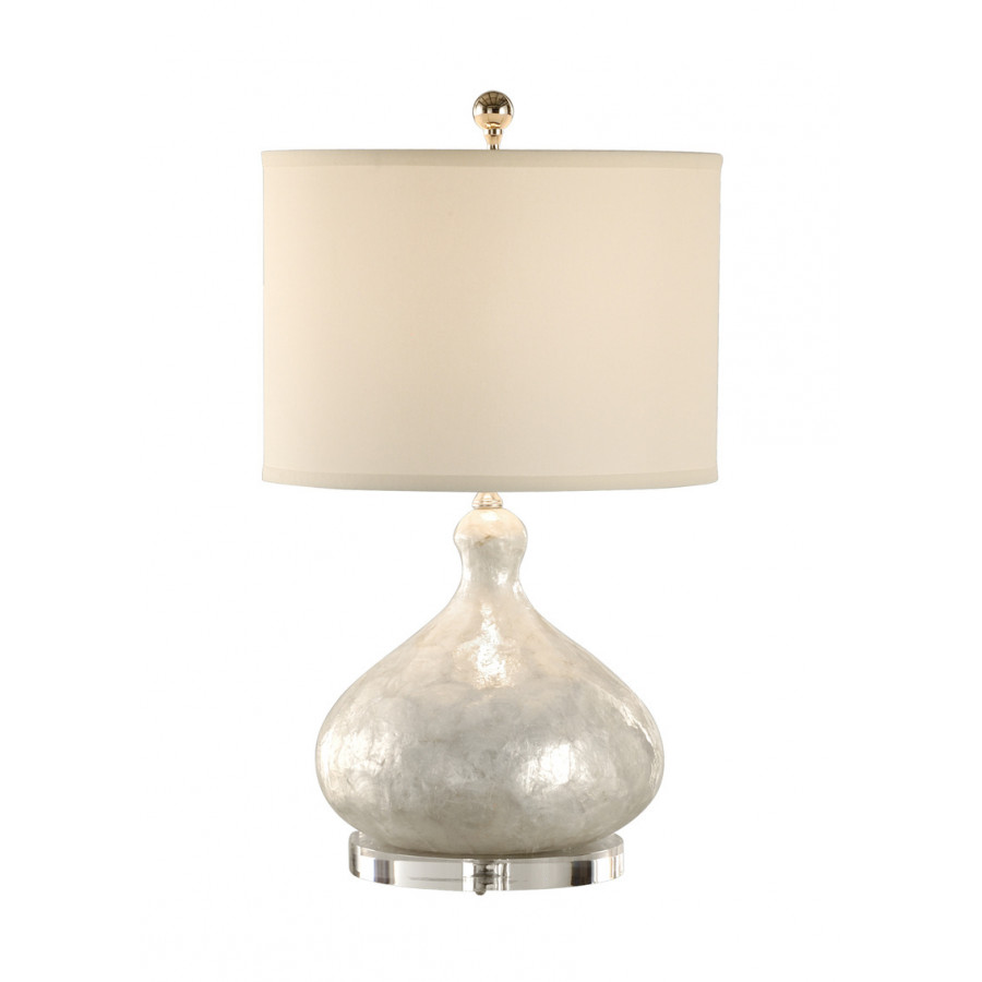 Wildwood - Capiz Shell Bottle Lamp in Natural Capiz, Shell