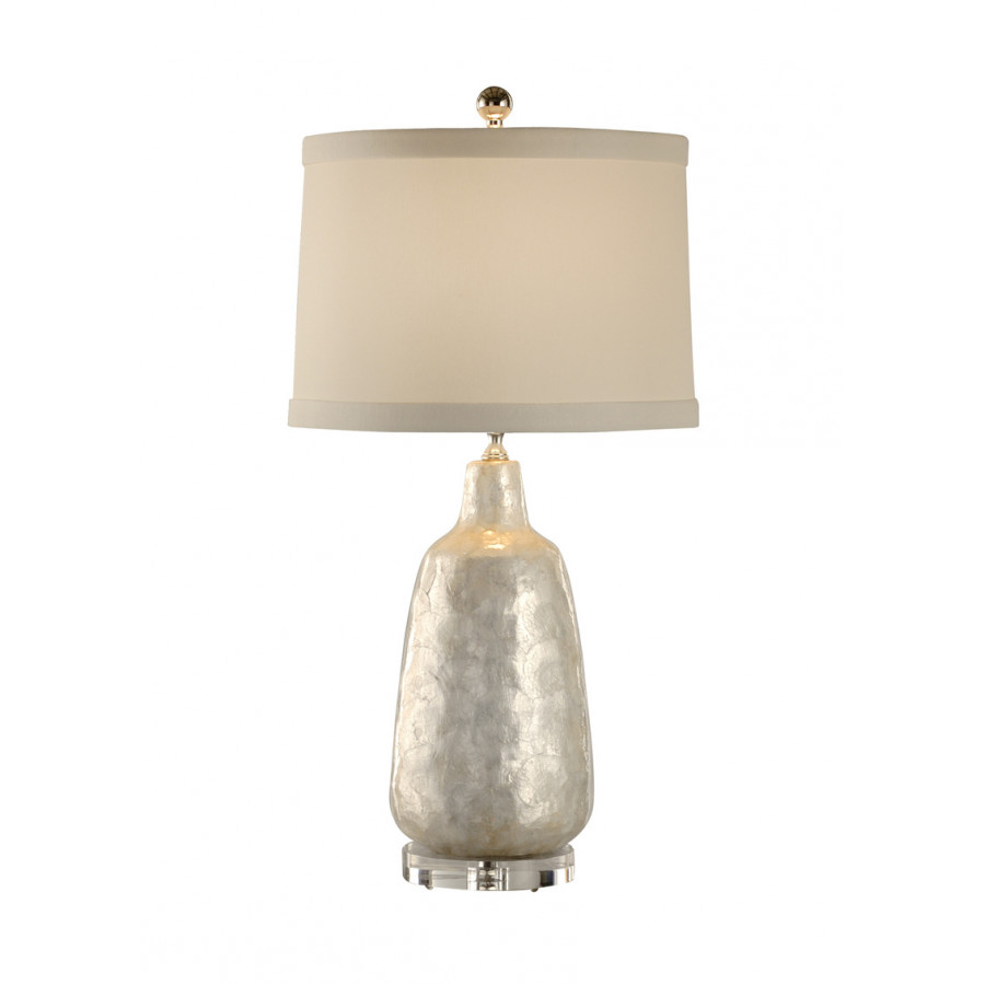 Wildwood - Shell Covered Urn Lamp in Natural Capiz, Shell