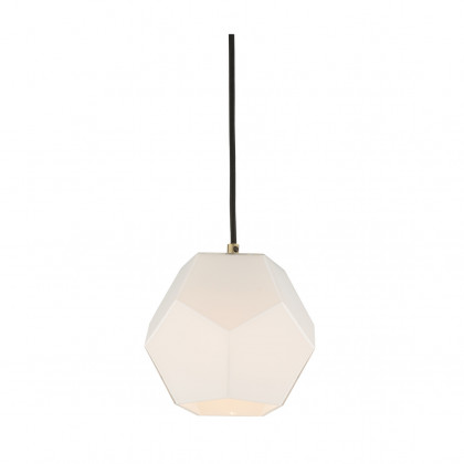 Wildwood - Indicus Pendant in Antique Brass/Black/White, Metal