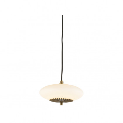 Wildwood - Collier Pendant in Antique Brass/Milk, Metal