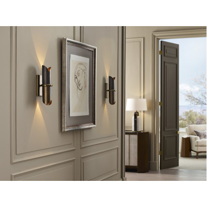 Wildwood - Channarock Lamp in Natural White/Natural Black, Marble