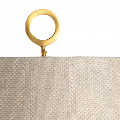 Wildwood - San Michele Lamp in Aquamarine Glaze, Ceramic/Porcelain