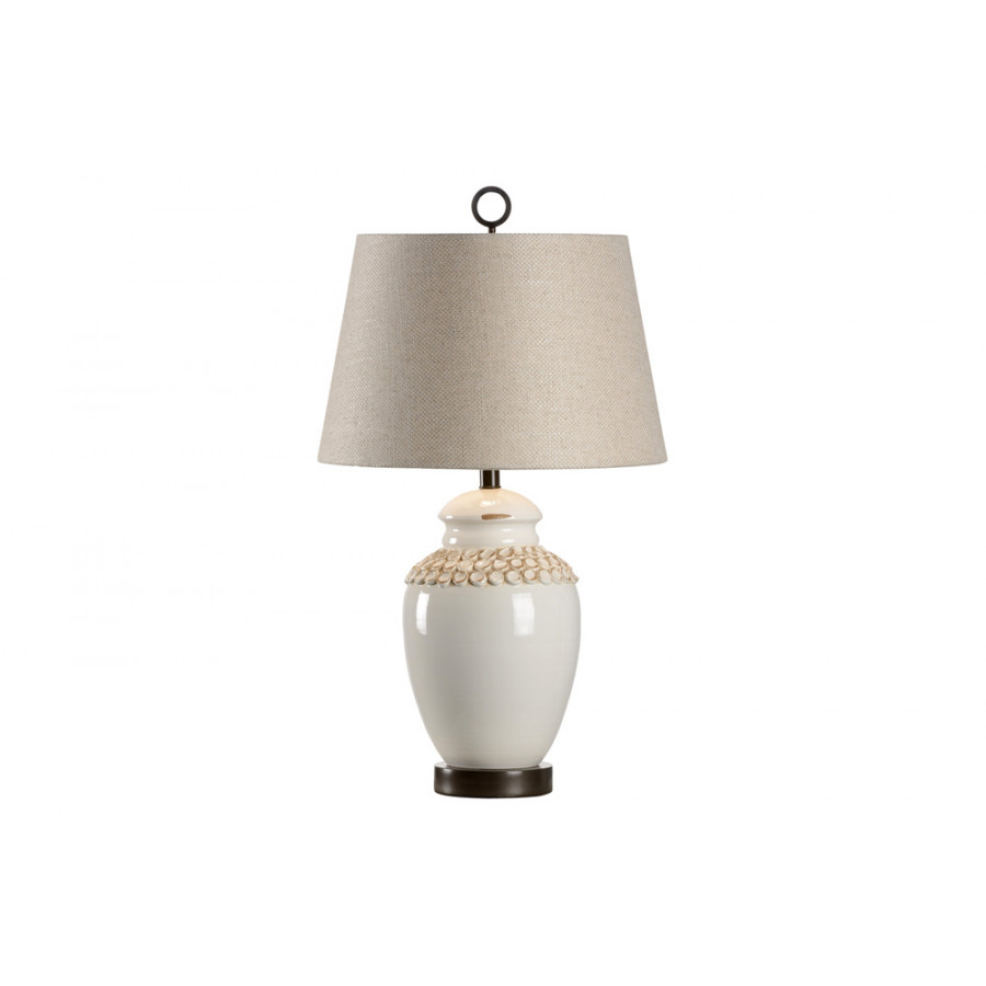 Wildwood - Salerno Lamp in Aged Cream, Ceramic/Porcelain