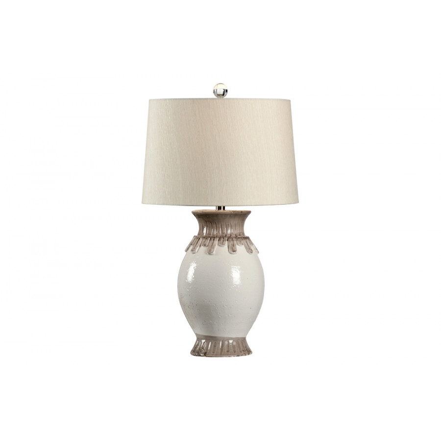 Wildwood - Giovanni Lamp in White/Taupe