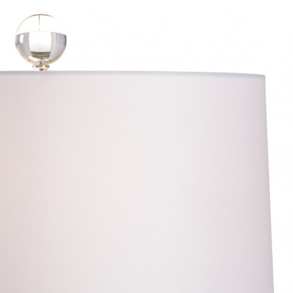Wildwood - Antigua Lamp in Mint Green/White, Glass