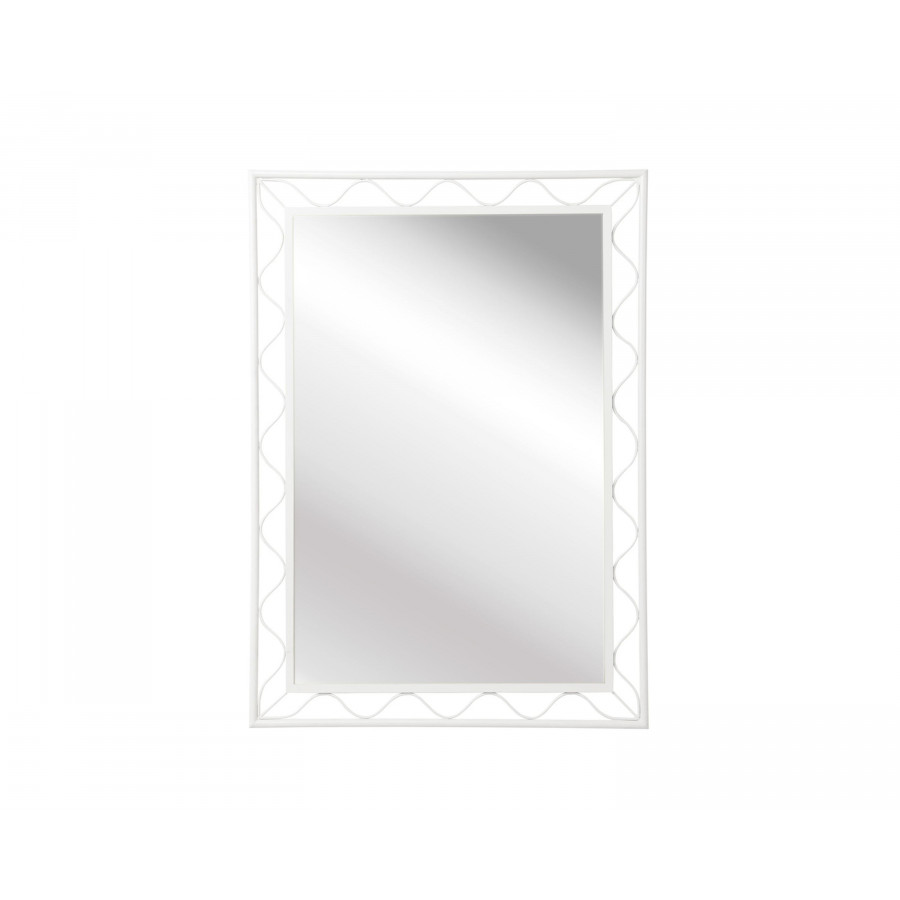 Wildwood - Elkins Mirror in White/Plain, Iron