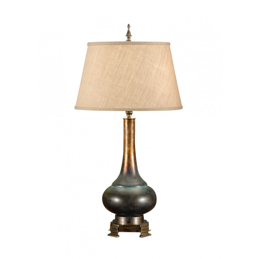 Wildwood - Genie Bottle Lamp in Weathered Bronze, Small