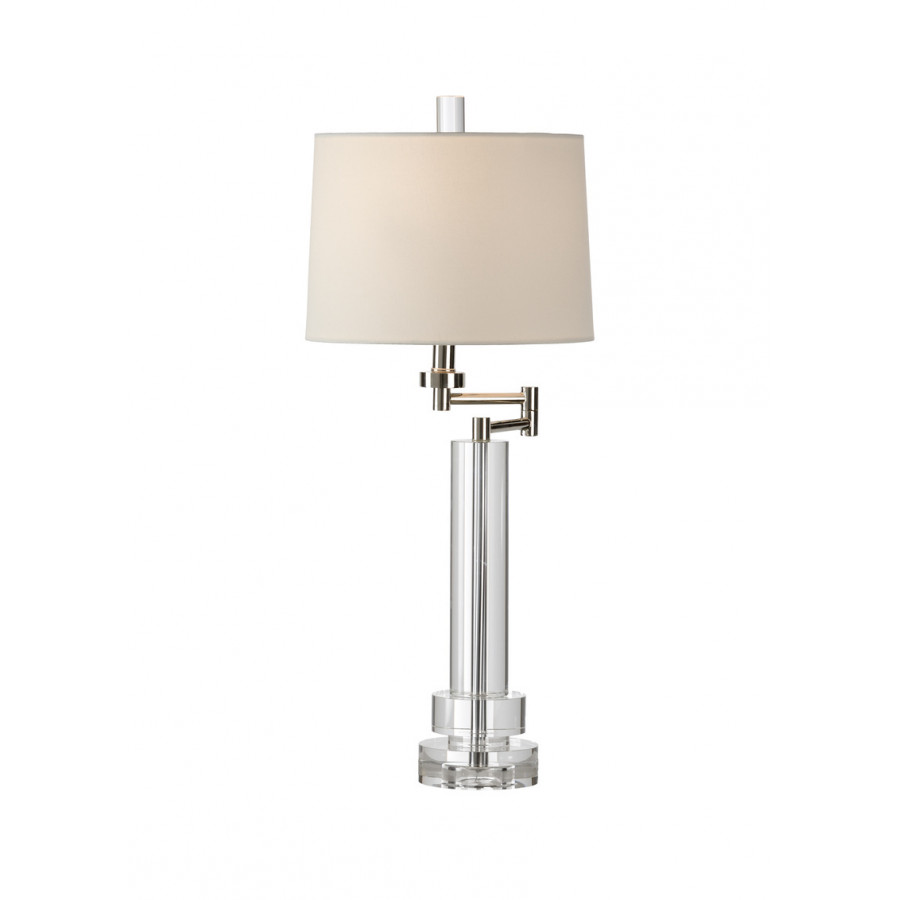 Wildwood - Graduated Rounds Crystal Lamp in Clear, Crystal