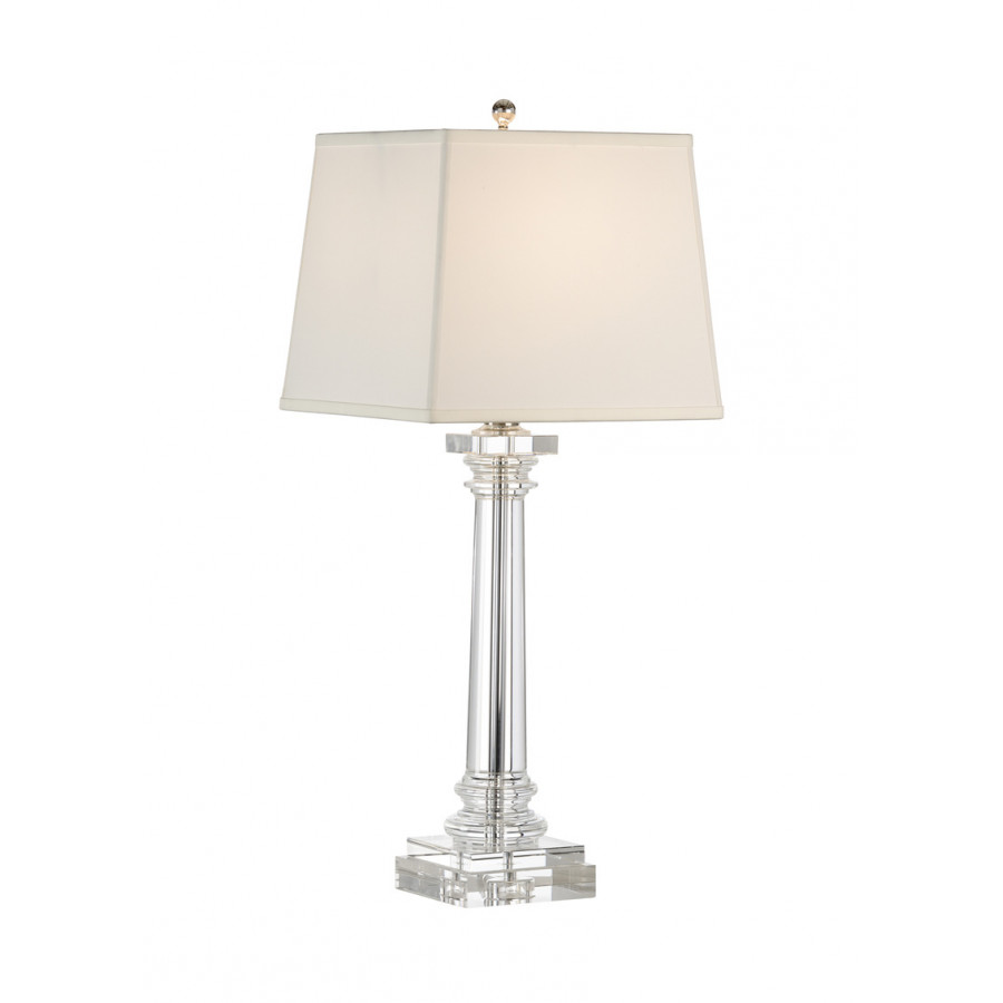 Wildwood - Round Column Lamp in Clear, Small